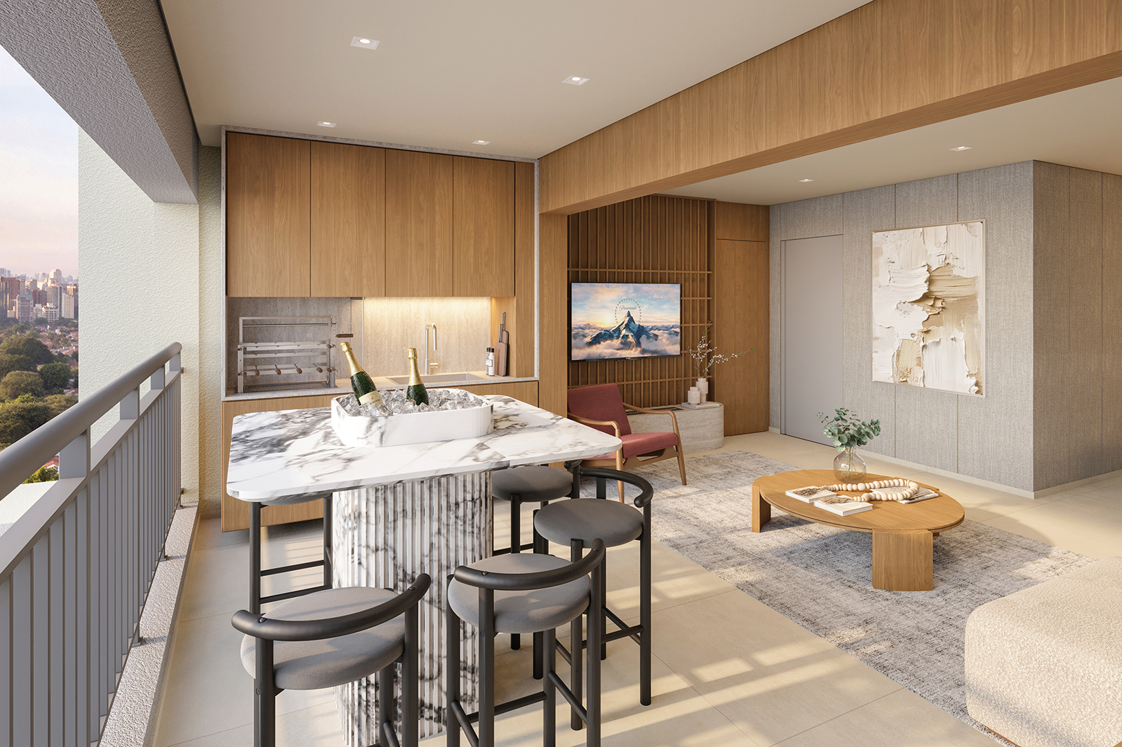 Apto opção 87m²